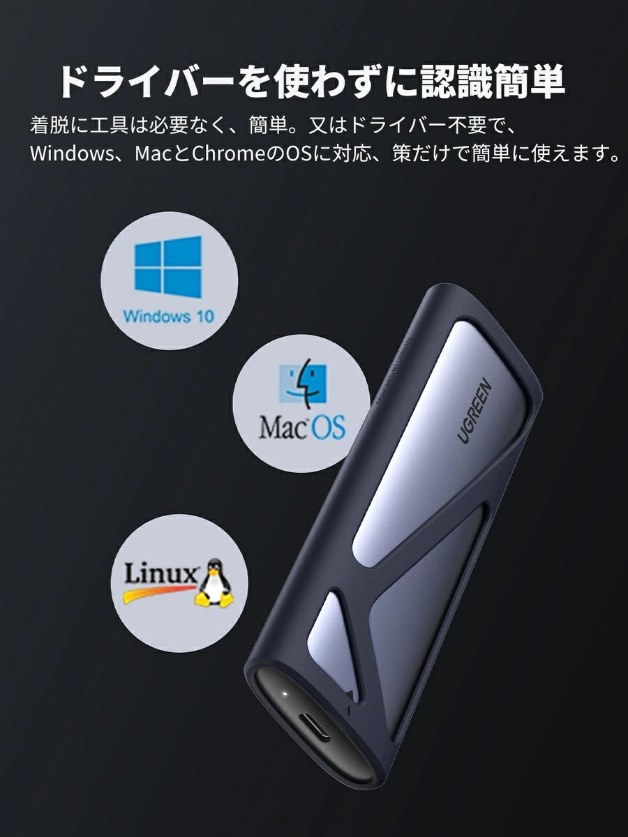 UGREEN製ポータブルSSD